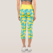 Moderne Sommerlemon Capri Leggings (Rückseite)