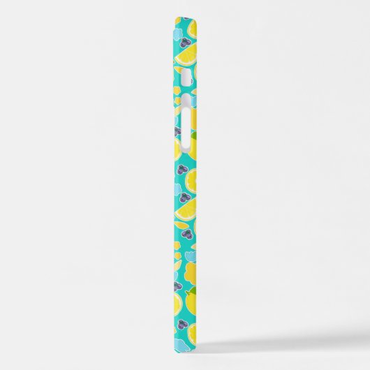 Moderne Sommerlemon iPhone Hülle (Linke Seite)