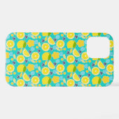 Moderne Sommerlemon iPhone Hülle (Rückseite (Horizontal))