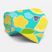 Moderne Sommerlemon Krawatte (Gerollt)