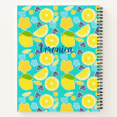 Moderne Sommerlemon Notizblock (Rückseite)