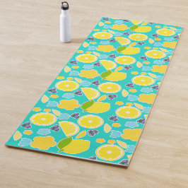 Moderne Sommerlemon Yogamatte