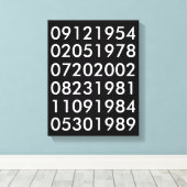 Moderne Sondertermine Leinwanddruck (Insitu (Holzboden))