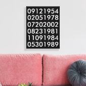 Moderne Sondertermine Leinwanddruck (Insitu (Wohnzimmer))