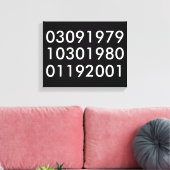 Moderne Sondertermine Leinwanddruck (Insitu (Wohnzimmer))