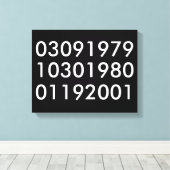 Moderne Sondertermine Leinwanddruck (Insitu (Holzboden))