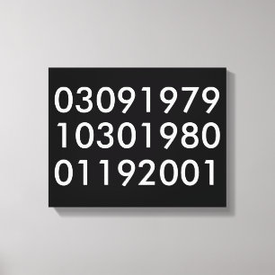 Moderne Sondertermine Leinwanddruck