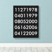 Moderne Sondertermine Leinwanddruck (Insitu (Holzboden))