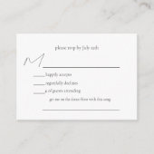 Moderne Song Request UAWG Encryption Card Begleitkarte (Vorderseite)