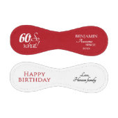 Moderne Sonne 60 So, was 60. Geburtstag Baseball (Paneele)