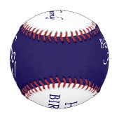 Moderne Sonne 60 So, was 60. Geburtstag Baseball (Vorderseite)