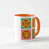 Moderne Sonne im Mittelalter steht vor der Tasse (VorderseiteRechts)