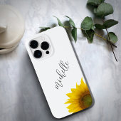 Moderne Sonnenblume Elegant Botanisch Case-Mate iPhone Hülle