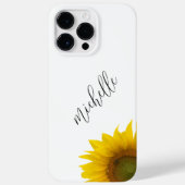 Moderne Sonnenblume Elegant Botanisch Case-Mate iPhone Hülle (Rückseite)