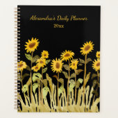 Moderne Sonnenblume Planer (Vorderseite)