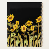 Moderne Sonnenblume Planer (Rückseite)