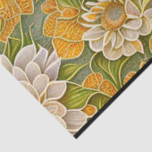 Moderne Sonnenblume Schöne Sammlung Seidenpapier (Ausschnitt)