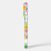 Moderne Sonnenblumen-Malerei mit Monogramm Case-Mate iPhone Hülle (Rückseite / Links)