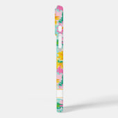 Moderne Sonnenblumen-Malerei mit Monogramm Case-Mate iPhone Hülle (Rückseite / Links)