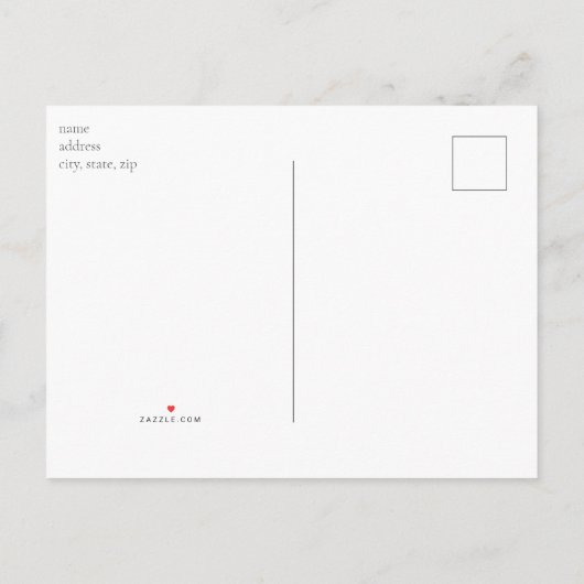 Moderne Sonnenblumendusche ändert das Datum Annou Ankündigungspostkarte (Rückseite)