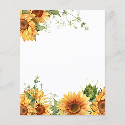 Moderne Sonnenblumendusche im Preis inklusive (Rückseite)