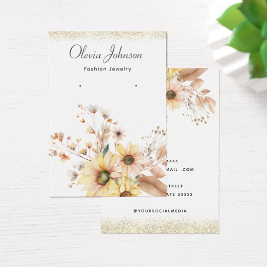 Moderne Sonnenblumenkarten-Wildblumen (Schreibtisch)