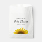 Moderne Sonnenblumenlanddusche Geschenktütchen (Vorderseite)