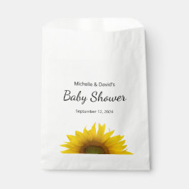 Moderne Sonnenblumenlanddusche Geschenktütchen