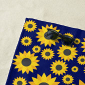 Moderne Sonnenblumenmuster Sommer Strandtuch (Beispiel)