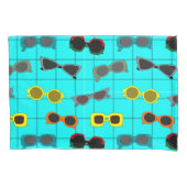 Moderne Sonnenbrille aus dem Mittelalter Kissenbezug (Vorderseite)