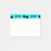 Moderne Sonnenbrille Mitte des Jahrhunderts Nachhi Post-it Klebezettel (Vorderseite)