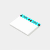 Moderne Sonnenbrille Mitte des Jahrhunderts Nachhi Post-it Klebezettel (angewinkelt)