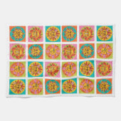 Moderne Sonnengegenstände aus dem Mittelalter troc Geschirrtuch (Horizontal)