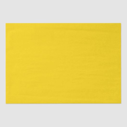 Moderne, sonnengelbe Schlichte Solid Color Seidenpapier (Vorderseite)