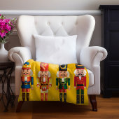 Moderne, sonnige, einzigartige Nutcracker Gelbe We Sherpadecke