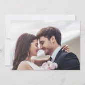 Moderne, sonnige Foto - Drinks Save the Date Karte (Rückseite)