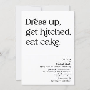 Moderne, sonnige Minimalistische Typografie Einladung