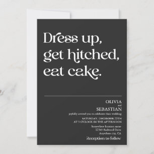 Moderne, sonnige Minimalistische Typografie Einladung