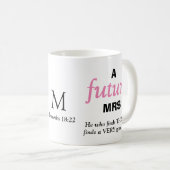 Moderne, sonnige ZUKUNFT MRS Christlich Kaffeetasse (VorderseiteRechts)