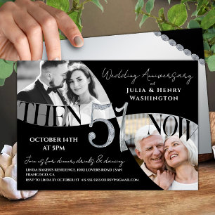 Moderne Sophisticated 51. Hochzeitstag Einladung