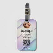 Moderne, soziale Medien, Instagramm folgen Gepäckanhänger (Vorderseite Vertikal)