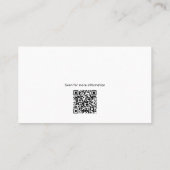 Moderne soziale Medien Visitenkarte (Rückseite)