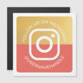 Moderne soziale Medieninteressen folgen Magnetkarte (Vorne/Hinten)