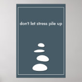 Moderne Spa-Wandkunst Minimalistisch Poster (Vorne)