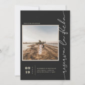 Moderne Spanische Boho-Wüste | Square Foto Save The Date (Vorderseite)