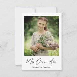 Moderne spanische Quinceañera-Sofortbild