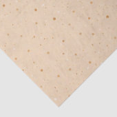 Moderne speckige erdige Punkte Seidenpapier (Detail)