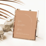 Moderne Speisekarte für Bogenrostkalligraphie<br><div class="desc">Konzipiert für die "Arches Minimalistische" Einladungs-Kollektion für Hochzeiten. Klicken Sie zum Ändern der Details auf "Details". Um den Text zu verschieben oder die Größe, den Schriftart oder die Farbe zu ändern, klicken Sie auf "Bearbeiten mit dem Entwurfswerkzeug". Sehen Sie sich den Sammellink auf dieser Seite an, um alle passenden Elemente...</div>