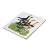 Moderne Spiel-Hähne Fliese (Seite)