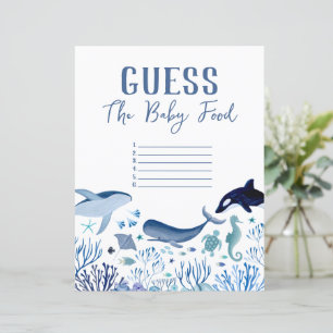 Moderne Spiele unter dem Meer raten die Baby Food 